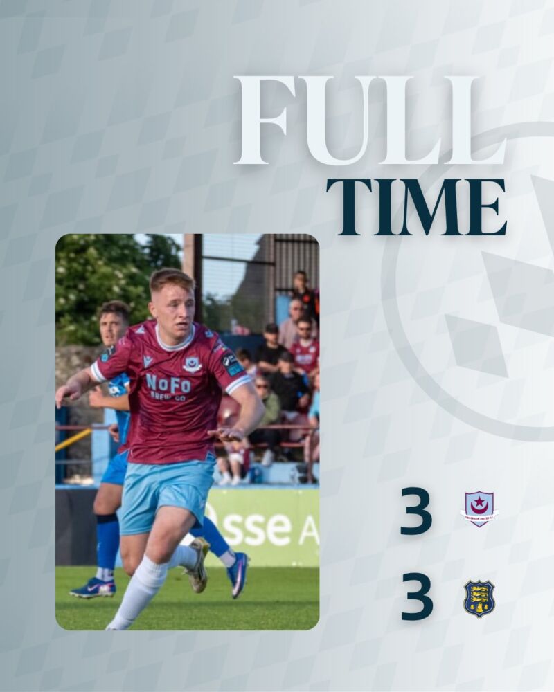 Image for the Tweet beginning: Late goal leaves match level.